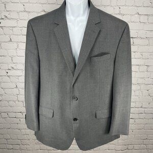 Michael Kors Grey Two Button Double Vented Notch Blazer Sport Coat Size 46R